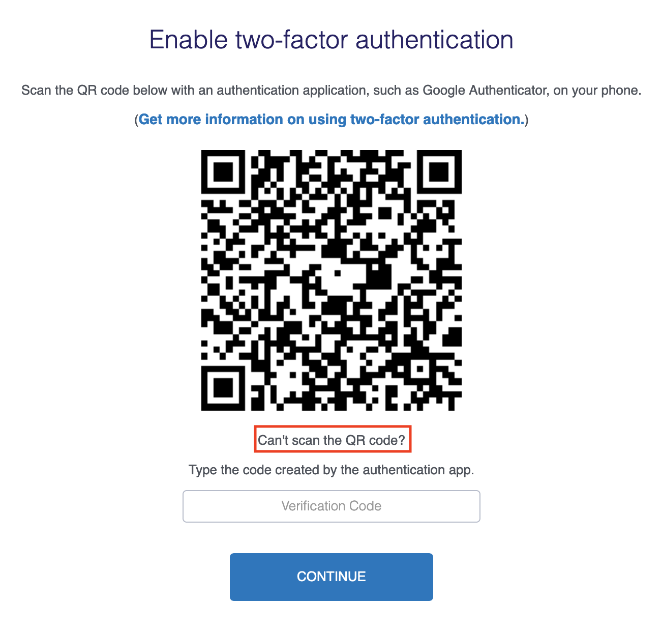 Get a verification code and sign in with two-factor authentication