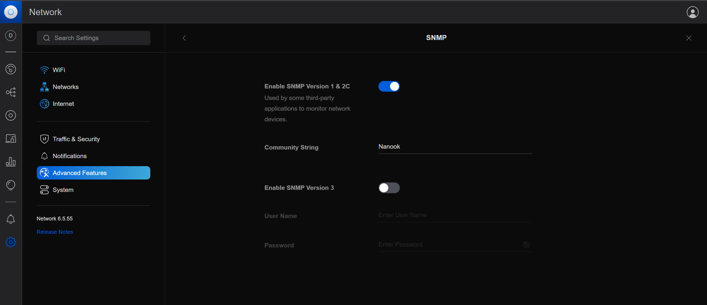 SNMP Device Details Interface, Internet Protection, Endpoint